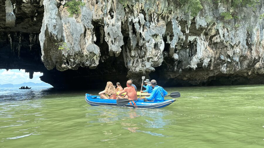 Krabi: Premium James Bond Island Speedboat & Canoe Trip - Canoeing around Hong Island