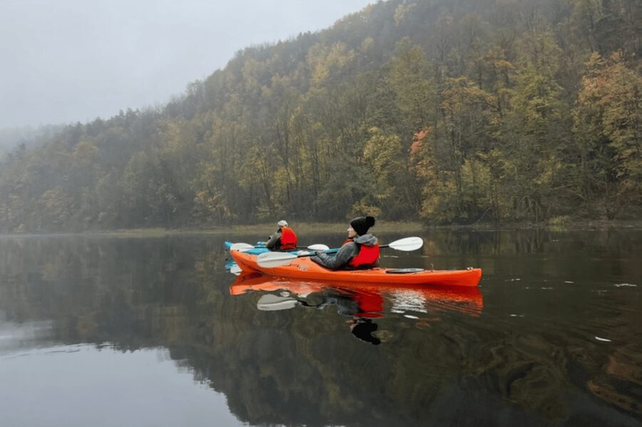 Kristiansand: River Kayaking Adventure - The possible cave stop depends on water level