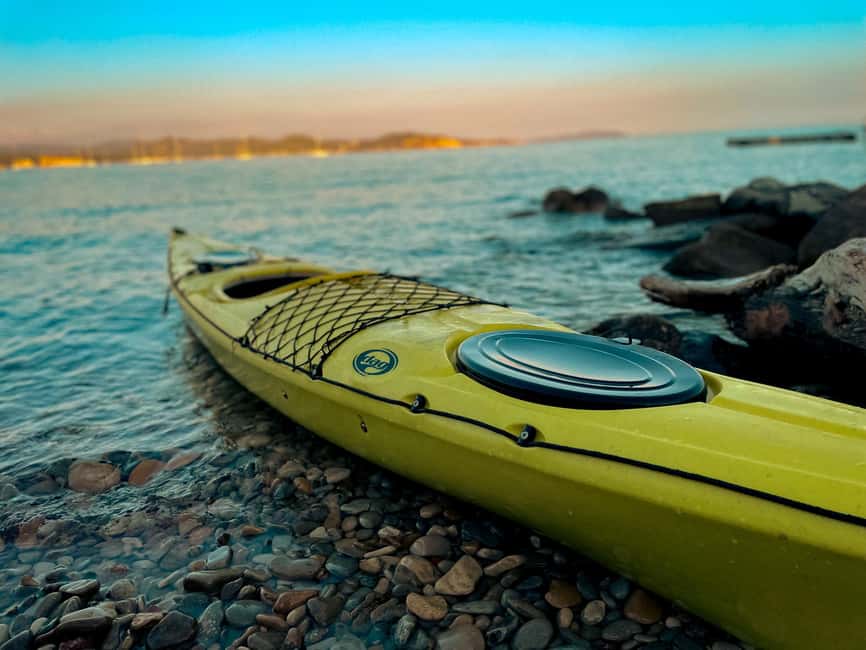 La Ciotat: Calanques National Park Guided Kayak Tour - Calanque du Mugel for cliffs, photographs, and a pause