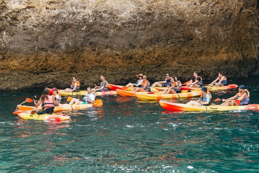 Lagos: Kayak Experience - Through the sea caves and beneath the rock arches