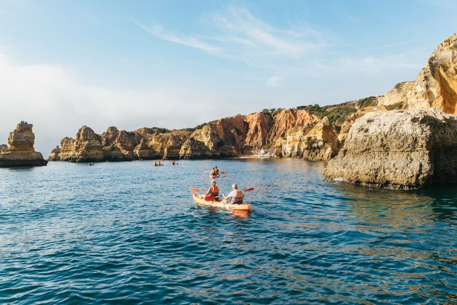 Lagos: Kayak Experience - Meeting at Lagos Marina and getting organized