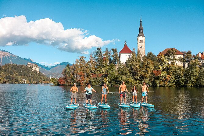 Lake Bled Stand-Up Paddle Boarding Lesson and Tour - Paddling toward Bled Island