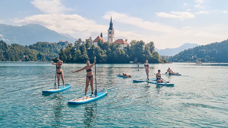 Lake Bled Stand-Up Paddle Boarding Tour - The first lesson makes SUP less intimidating