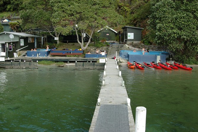 Lake Rotoiti Evening Kayak Tour including Hot Springs, Glowworm Caves and BBQ Dinner - A barbecue beside the thermal pools