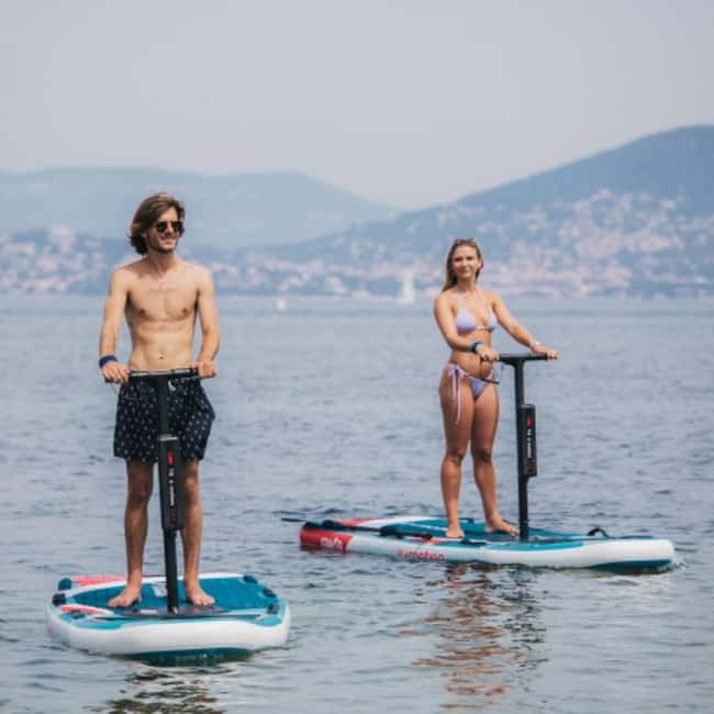 Lanzarote: Electric Paddle Surf and Snorkel Excursion at Papagayo Beach - The 50-minute ride toward Papagayo Beach