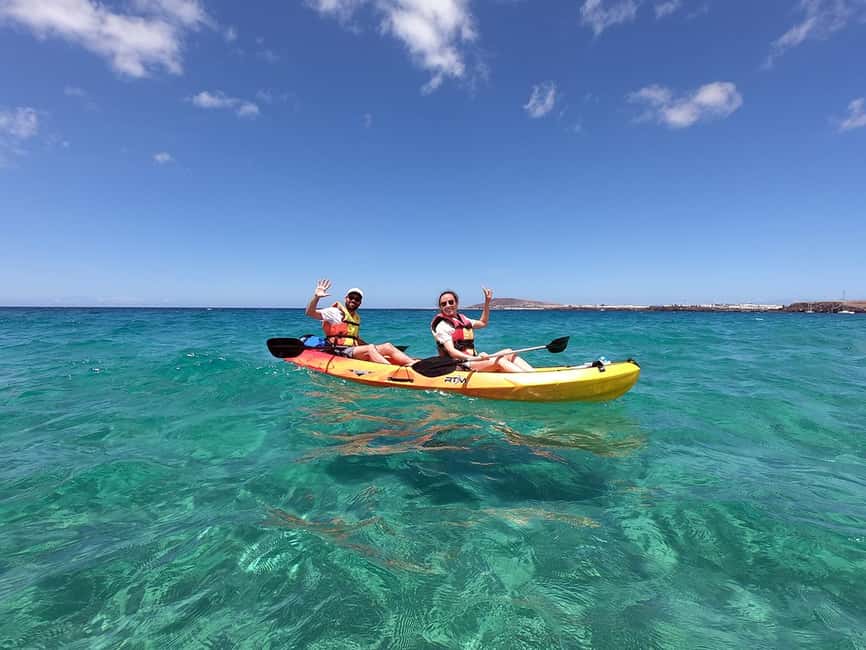Lanzarote: Kayak and Snorkeling at Papagayo Beach - The return paddle and what the distance feels like