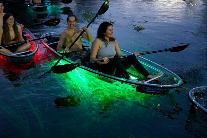 LED Glow in the Dark Clear Kayak or Paddleboard in Paradise - The first paddle across Lake Ivanhoe