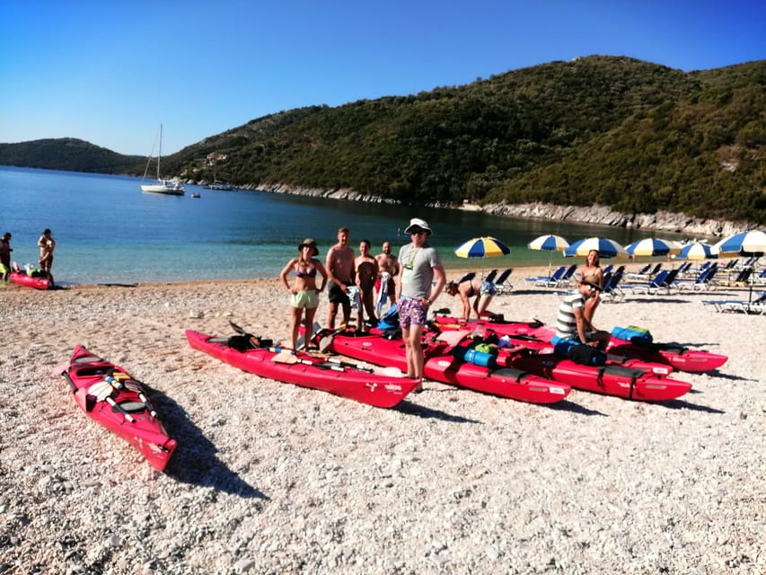 Lefkada: Blue Cave Kayak Tour with a Taste of Greece - Guide style and group size