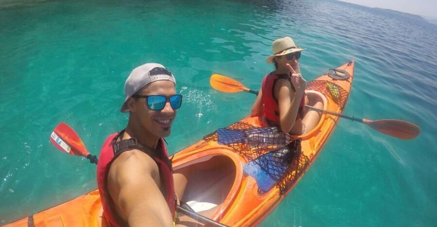 Lefkada: Hidden Blue Cave Kayak Trip with Lunch & Fruits - Key points to know before you book