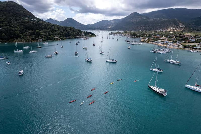 Lefkada:Nydri, Scorpios Kayak Odyssey Island Hopping - Setting out from Nydri Port