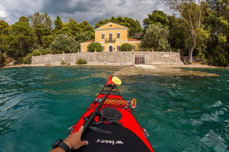 Lefkada:Nydri, Scorpios Kayak Odyssey Island Hopping - Skorpios and the allure of a private island