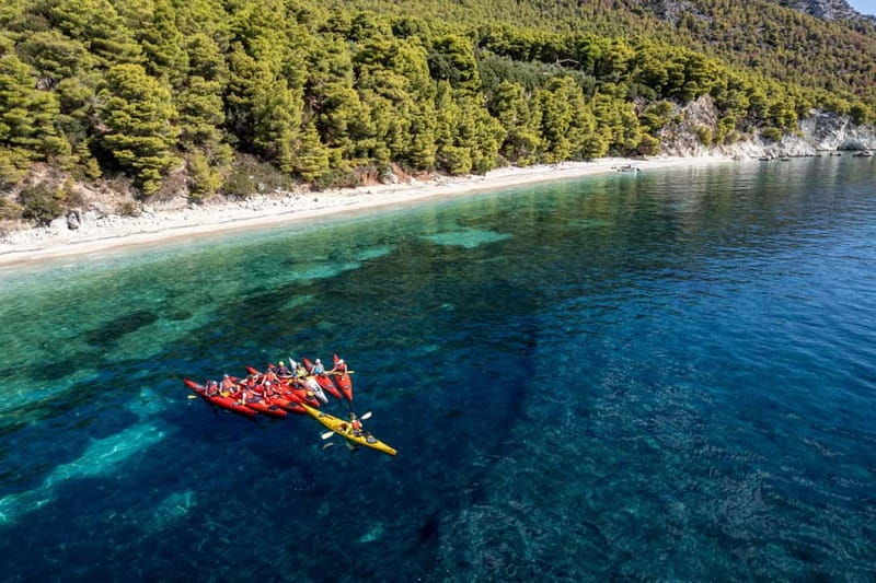 Lefkada:Nydri, Scorpios Kayak Odyssey Island Hopping - Madouri, the quiet first island