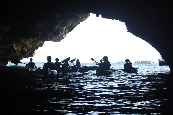 Leuca kayak tour + swimming + speleo-trek in cave - River Cave combines swimming and a short speleological trek