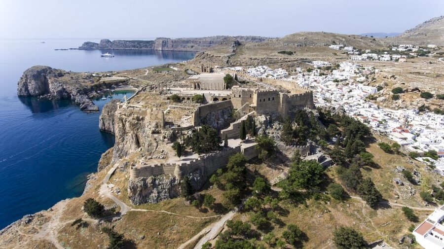 Lindos: Sea Kayaking & Acropolis of Lindos Tour with Lunch - Returning to the water