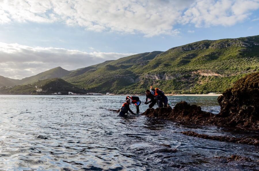 Lisbon: Arrábida Kayak and Coasteering Adventure Tour - Sea caves, rocky ledges, and optional cliff jumps