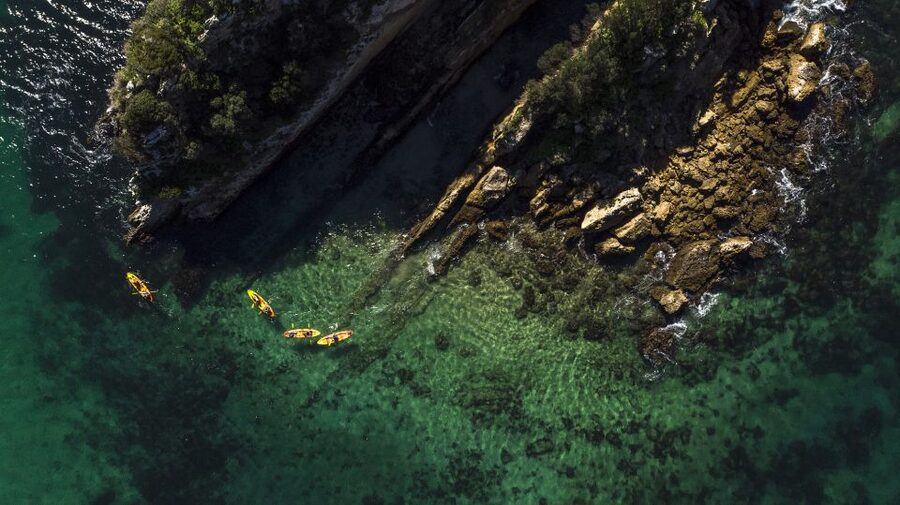 Lisbon: Kayak Tour Arrábida Natural Park, Setubal, Sesimbra - Beaches, caves, and time in the water