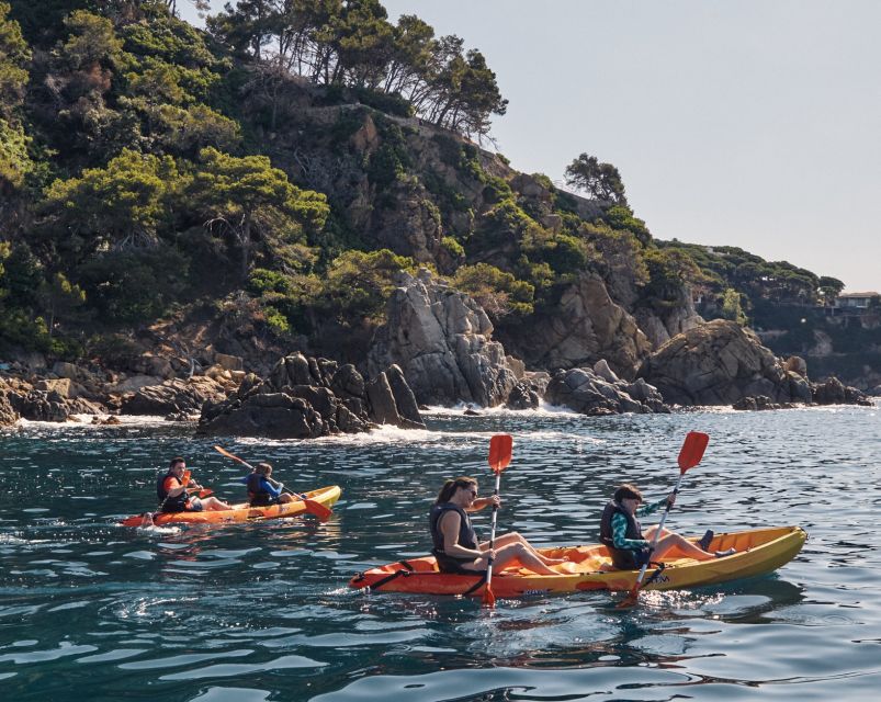Lloret de Mar: Costa Brava Kayak Tour and Swimming - Starting at Fenals Beach with a short safety lesson