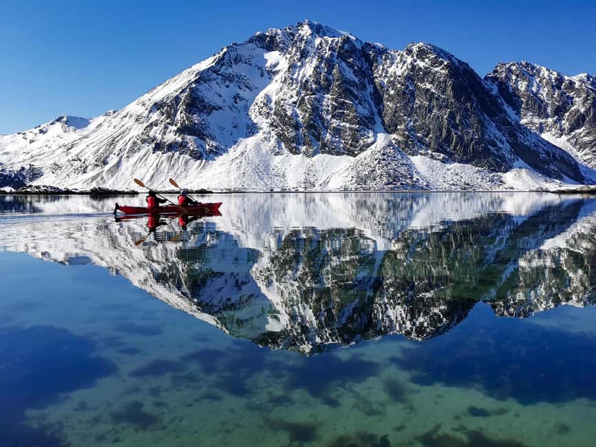 Lofoten: Half-Day Winter Kayak Adventure - Meeting your guide at Eggum