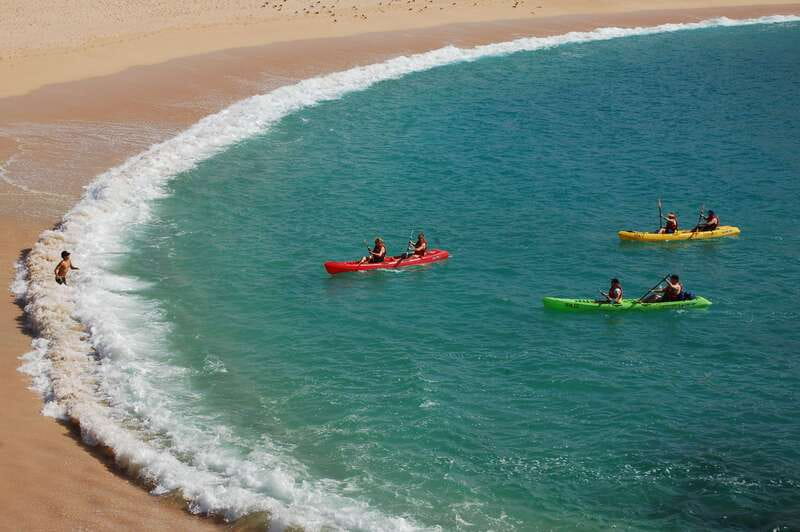 Los Cabos: Kayaking and Snorkeling in Two Pristine Bays - Santa Maria Bay, cliffs, and the first snorkel