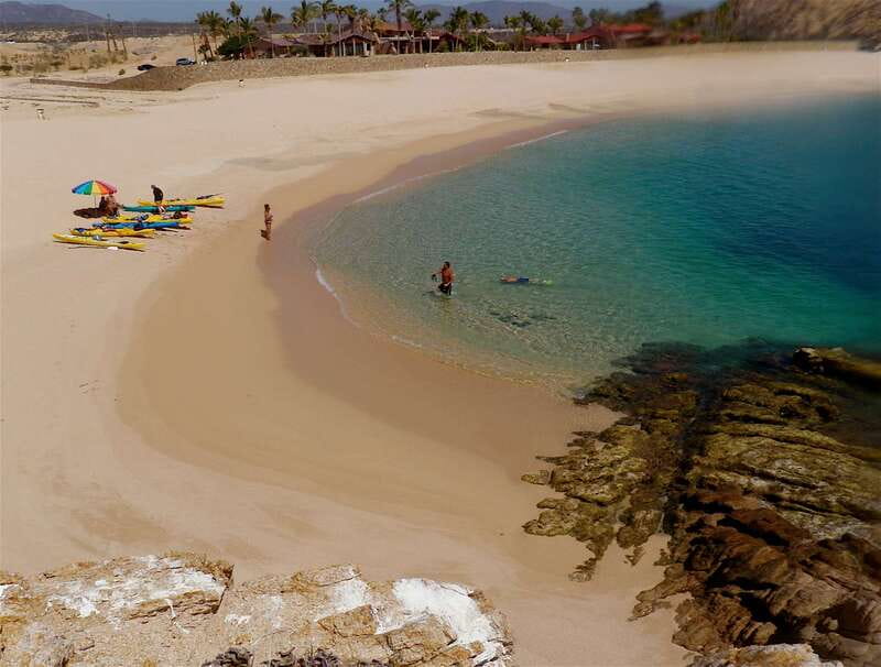 Los Cabos: Kayaking and Snorkeling in Two Pristine Bays - Paddling around the point to Chileno Bay