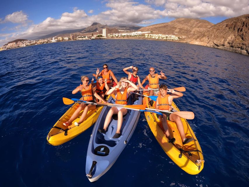 Los Cristianos: Kayaking and Snorkeling with Marine Wildlife - Pickup across south Tenerife