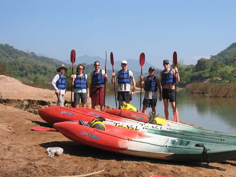 Luang Prabang: Kayak Tour to Pak Ou Caves - Kuang Si Falls: beautiful, but watch the clock