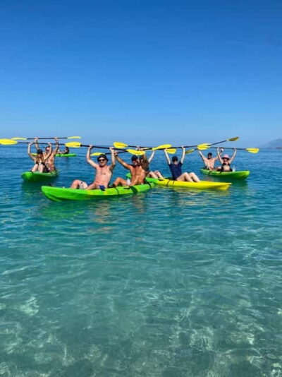 Kroreza secret beaches and caves: Kayak & SUP Tour