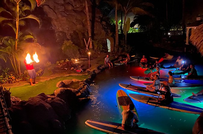 Lunar Legends Night Stand up Paddle Kayak Water Experience - Family appeal and physical effort