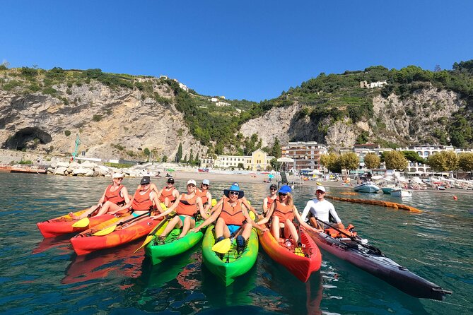 Maiori: Kayaking & Snorkeling tour along the Amalfi Coast - St. Andrew’s Cave and the clear water