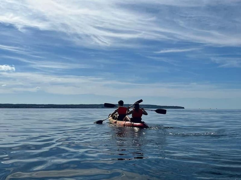 Mallorca: Kayak Rental - Paddling toward Sa Galera