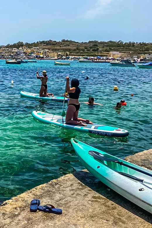 Malta: Guided SUP Tour - Learning the basics before leaving shore