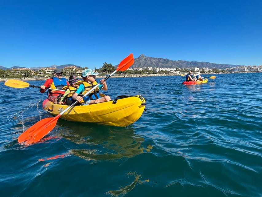 Marbella: Guided Kayak Tour in Puerto Banús - The route past four Marbella beaches