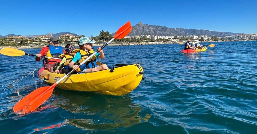 Marbella: Guided Kayak Tour in Puerto Banús - A guide-led lesson that stays light
