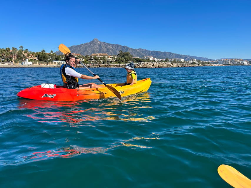 Marbella: Guided Kayak Tour in Puerto Banús - What the $53 price really covers