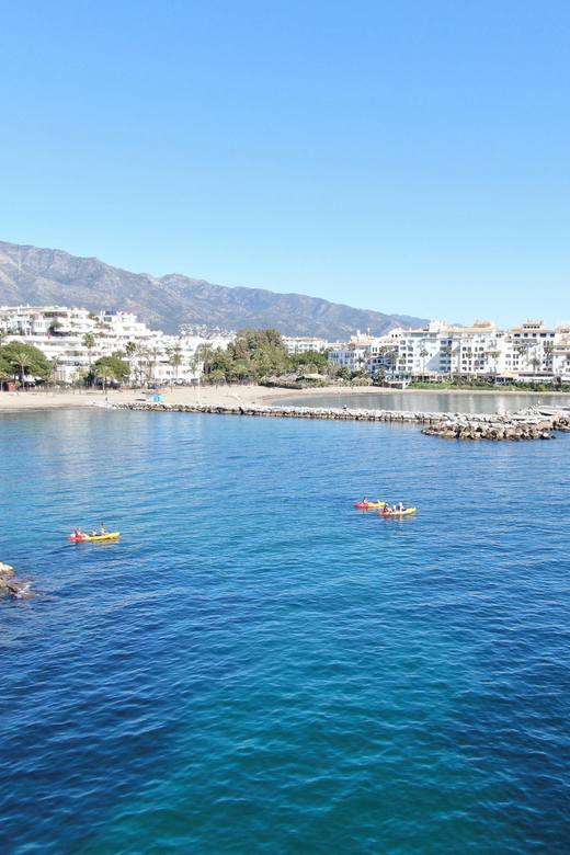 Marbella: Guided Kayak Tour in Puerto Banús - Meeting details and what to bring