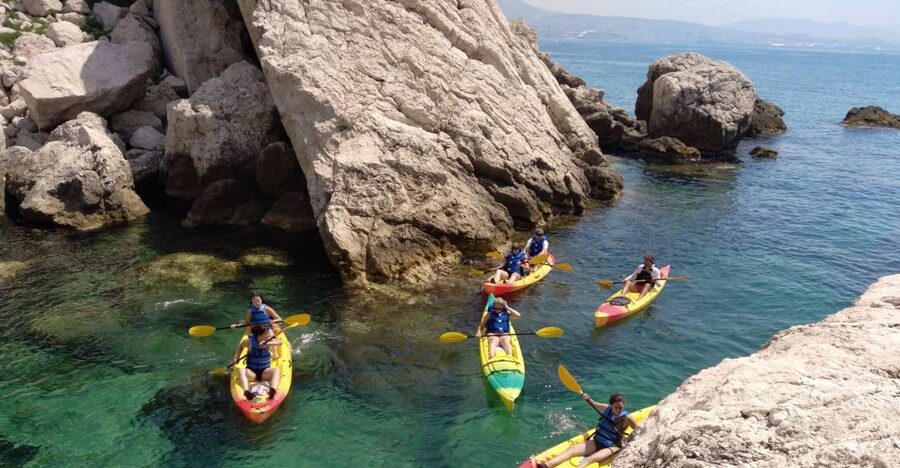 Marseille: Côte Bleue Calanques Half-Day Kayak Tour - The Safety Briefing and Kayak Setup