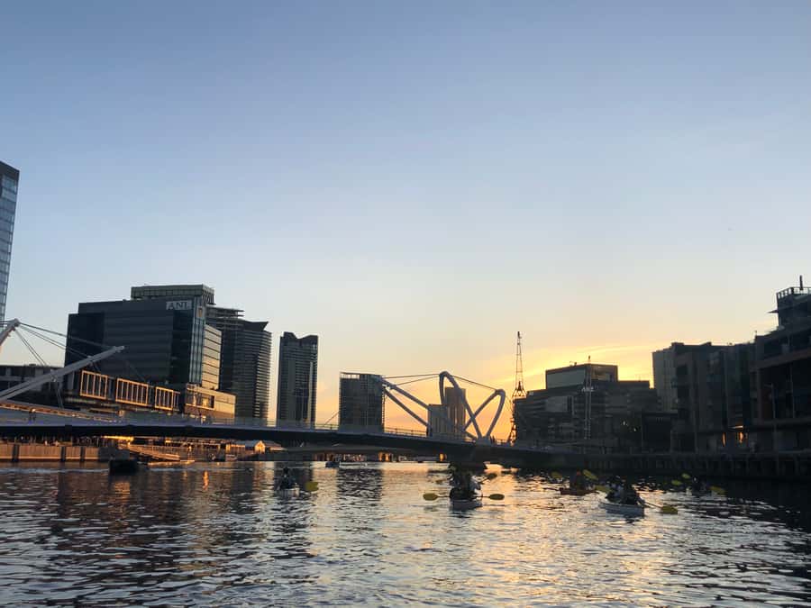 Melbourne: Sunset Kayak Tour with Dinner - Meeting in Victoria Harbour and getting ready