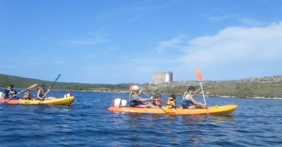 Menorca: Half-Day Kayak Excursion in Fornells - Cala Blanca and the Cave of the English Man
