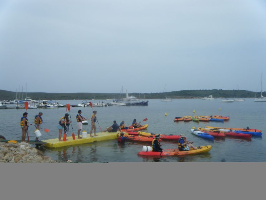 Menorca: Half-Day Kayak Excursion in Fornells - Paddling from the private dock