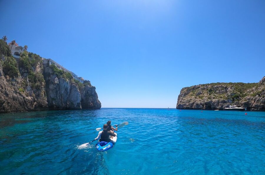 MENORCA: Kayak cave route + photo session. - GoPro Photos Without Risking Your Phone