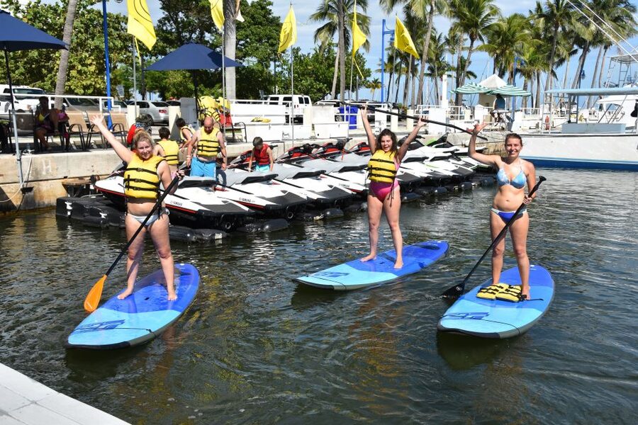 Miami: Kayak or Paddleboard Rental - Arrival at the Key Biscayne beach entrance