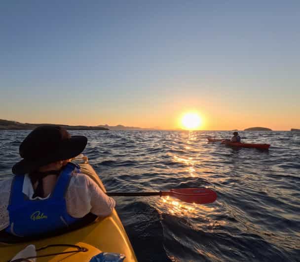 Milos: Romantic Semi Private Sunset Kayaking Tours - From Alogomandra Beach into the evening