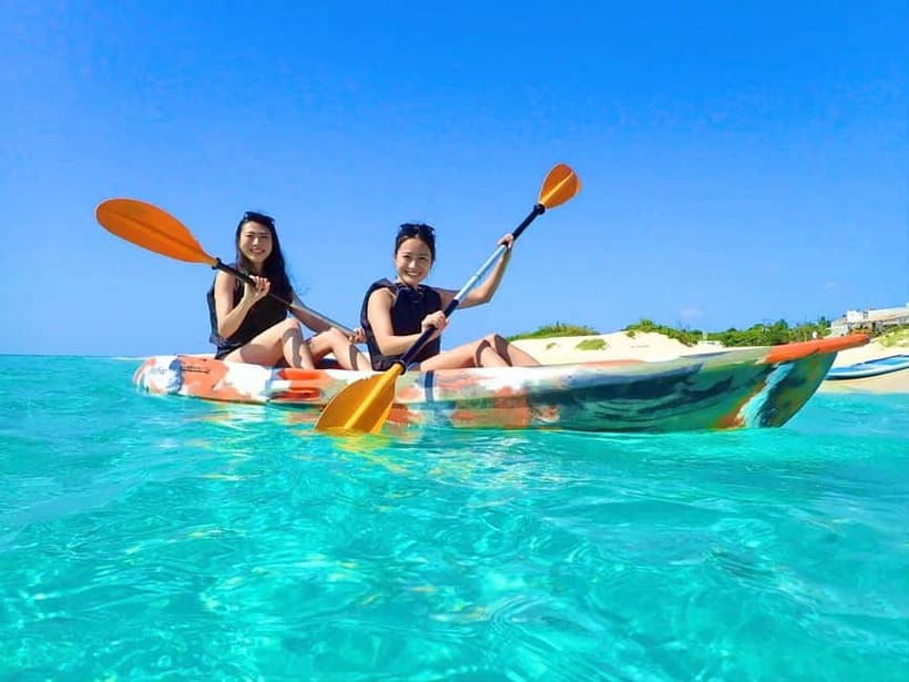 Miyako island: 3 sets! Snorkeling/Limestone Caving/Beach SUP - What the guide support is like