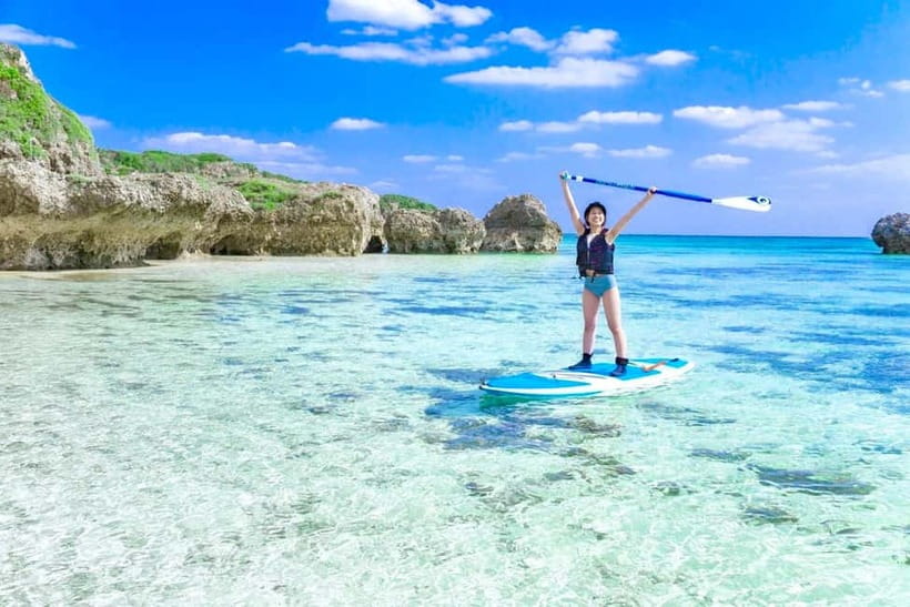 Miyako island: SUP or Canoe at Stunning Blue Beach - The practical value of the $50 price