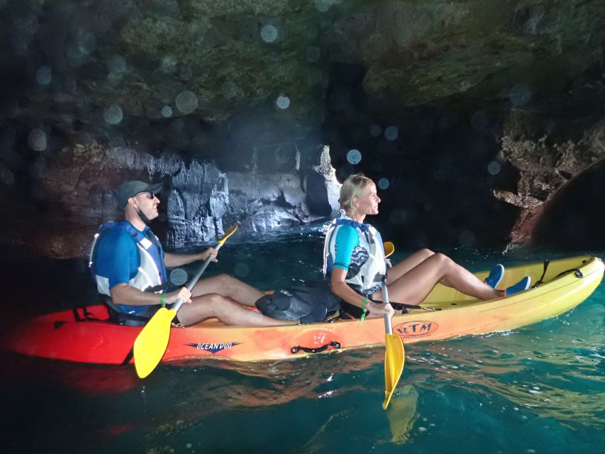 Mogán: Guided Kayak to Caves and Snorkeling Tour - Optional cliff jumps for a dose of nerve