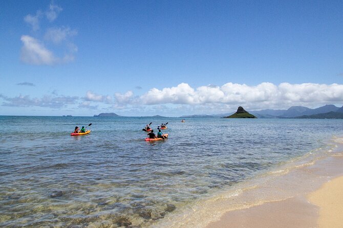 Mokolii Island Self Guided Kayak Tour - Paddling across to Chinaman’s Hat