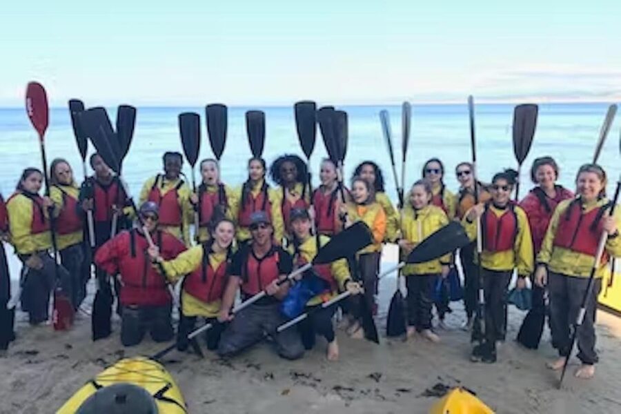 Monterey: Cannery Row Kayak Tour - Meeting at Cannery Row and getting ready