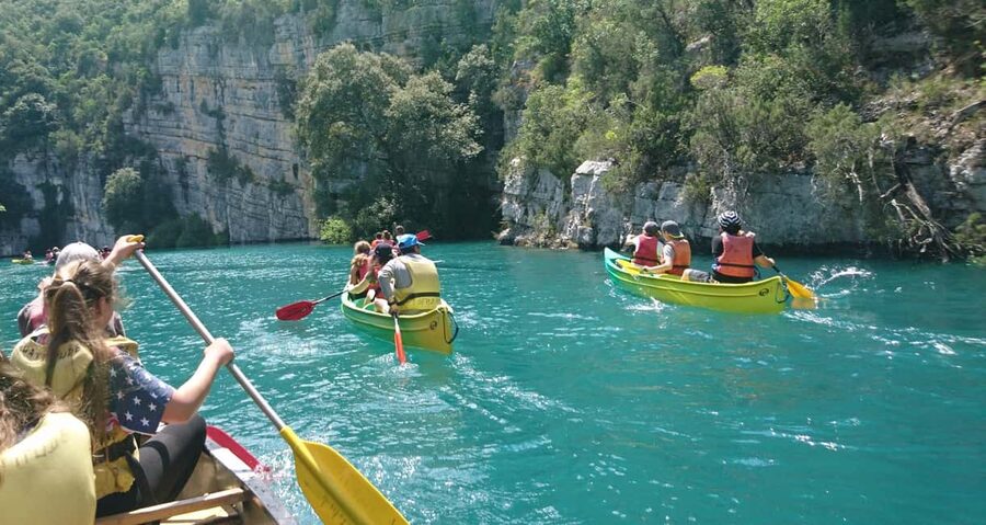 Montpezat: Canoe and kayak rental in the Verdon Gorges - The route briefing is more important than it sounds