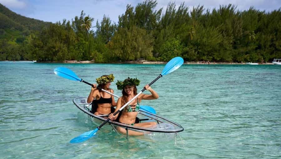Moorea: Hauru Lagoon 3-hour Guided Kayak Tour with Snack - Polynesian stories along the route