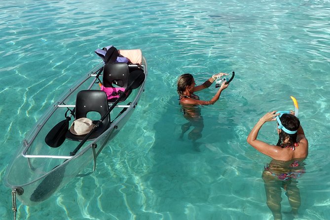 Moorea Lagoon Tour by Transparent Kayak - Transparent kayak or snorkeling mask?
